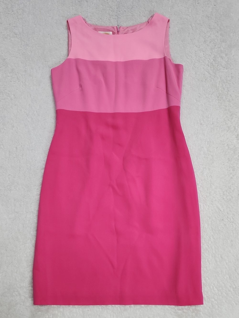 Vintage Talbots Pink 100% Silk Sleeveless Dress Rare New With Tags